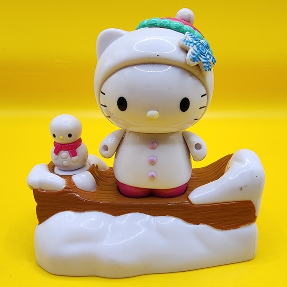 Sanrio Other - 2001 Hello Kitty Dream World Snowman Happy Forest Sanrio Bandai